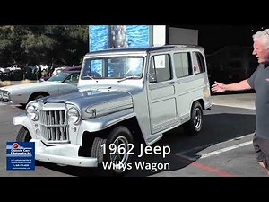 1962 Jeep Willys Wagon resto-mod test drive at Laguna Classic Cars