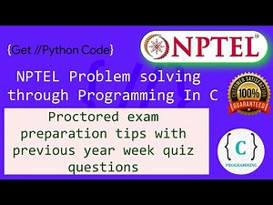 Proctored exam preparation tips for Problem solving through programming in C
