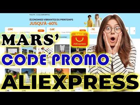 Code Promo AliExpress.Ce sont les ventes Économies vibrantes du printemps,mars,2026