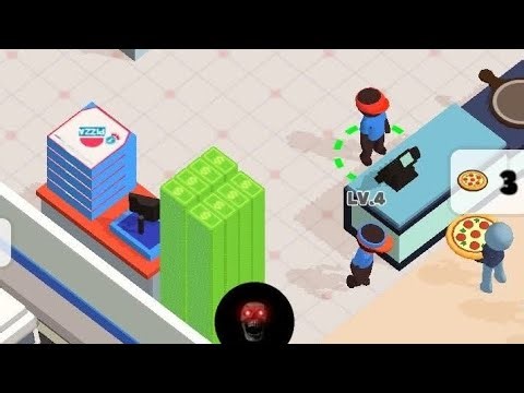 Pizza Ready - Gameplay Walkthrough Part 2 Stickman Pizza Restaurant Idle Tycoon GR_Nexx