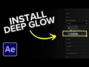 how to install Deep Glow | After Effects