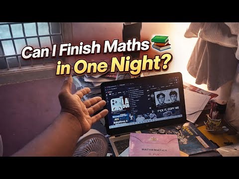 Exam Tomorrow and I’m Still Studying Maths…(topper's secret🤫)