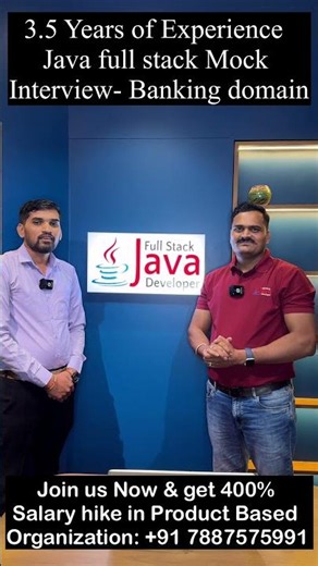 3.5 Years Banking Domain Mock Interview | Java Full Stack Interview Questions & Answers