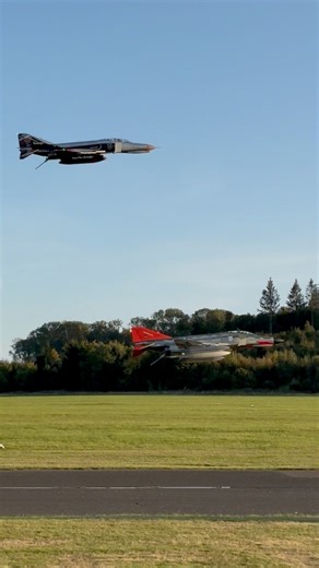 50K views · 1.2K reactions | Slow flight 360, flaps full, arresting hook extended, formation flight with two (2) CARF Models F4-Phantom II’s. Stay tuned for more videos. #JetPower #Airshow2025 #rcsquadron #scalejet #rcjet #rc #fighteraircraft #fighterjet #usaf #usairforce #usnavy #aviation #aviationhistory #aviationgeek #aviationphotography #aviationlovers #aviationdaily #f4 #f4phantom | RC Squadron | Facebook