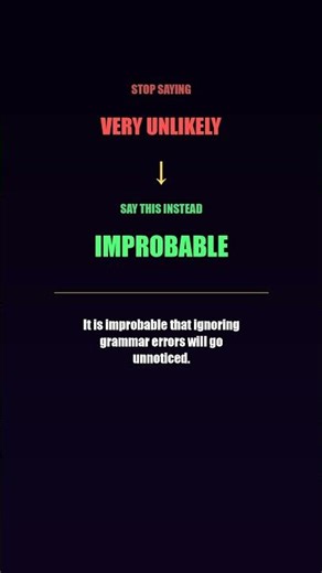 Stop Using Weak Words in English — Upgrade Now #shorts
