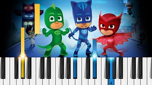 Here's how to play the theme song from PJ Masks on piano! 😍 For more fantastic theme songs, click here: http://bit.ly/2ACqdMQ | OnlinePianist