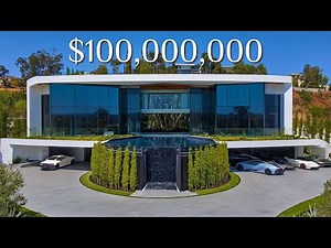 $100,000,000 Ultra-Modern Mega Mansion in LA – You Won’t Believe What’s Inside