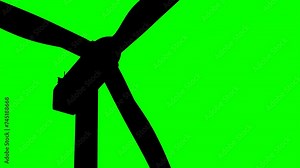 windmill generator green screen