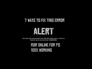 Red Dead Online (PC) error 0x20010006 fix | 7 different Methods