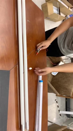 1200mm Iron LED Tube Light Holder with Double Head Reflector and Twin LED Lamp Base 250V 1-Year Warranty