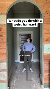 HALLWAY MAKEOVER DAY 1 ✨ Bye bye, bumpy walls! I can’t wait for y’all to see what I have planned for this space… it’s one of my favorite projects yet 🥰 #diyrenovation #homeimprovement | Renee Renovates