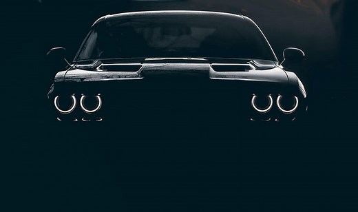 BNSF Freight Train Hits Drunk Driver's Blue Dodge Challenger Hellcat Stuck on Tracks at Quincy, Illinois Train Station