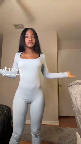 Pretty Brunette Dance Moves