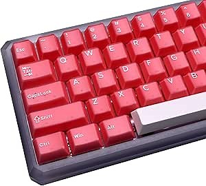 Amazon.com: i Maifu Ray Keycaps,184 Keys Double Shot Keycaps,PBT Keycap Cherry Profile for Mechanical Keyboard (Red) : Electronics