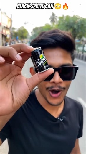 Itna Chota Black Sprite Can 😳🔥 | Duniya Ka Sabse Chota! #sprite #tinyfood #minipacket #viralshorts