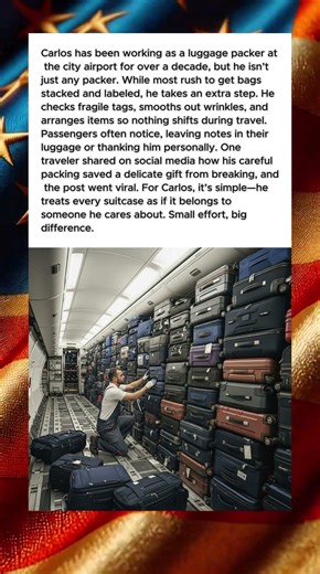 Luggage Packer Goes The Extra Step... 💪