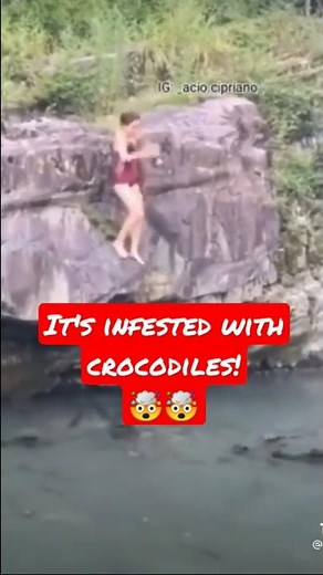 EPIC!!!!🤯🔥||Falling into Crocodile infested waters.#Epic #photoshoot #accident #viral #shorts