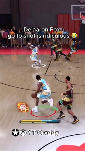 De’aaron Fox animations is insane 😭 #nba2k26