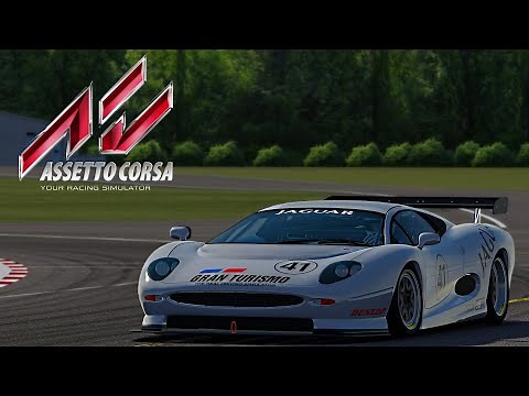 Assetto Corsa - Jaguar XJ220 LM Race Car - TopGear Test Track