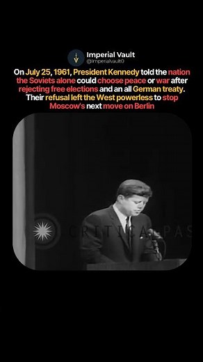 JFK's 1961 Berlin Crisis Address The Choice Between Peace and War #shorts #history