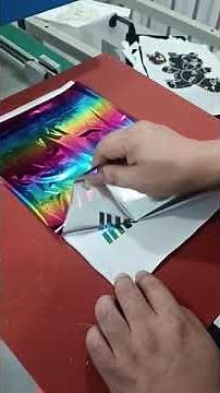 DTF with digital foil stamping and flocking process