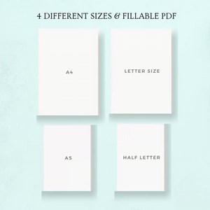 Printable Workout Tracker: Daily Exercise Log for Gym or Home (a4/a5/letter/half Size PDF Download) - Etsy UK