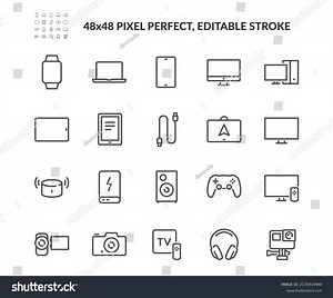 Gadget Stroke Icon: Over 14,683 Royalty-Free Licensable Stock Illustrations & Drawings | Shutterstock