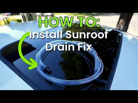 How To Install Sunroof Drain Kit for Nissan & Infiniti
