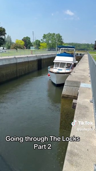 Navigating the Locks: A Boat Journey Through Part 2