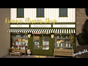 Renovating Fiona's flower shop in Bloxburg | SPEED BUILD |