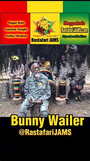 Rest In Powa BUNNY WAILER, #Nyabinghi I 🪘🪘🔥🔥🖤❤️💛💚 Today's #NyabinghiPonDiSabbath forwards courtesy of chanting at a Nyabinghi chant lead by the Jamaican Reggae icon @bunnywailerarchives inna Jamaica 🇯🇲 #bunnywailer #rastafari #jamaica #rastafarijams #reggaeradio #reggae #spreadlovelikevirus | Rastafari Jams