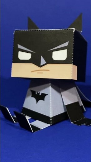 DIY BATMAN Paper Toy | Printable Quick Crafts for a rainy day | Kooky Craftables
