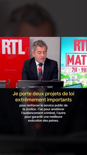Dans les prochains mois, je porterai deux projets de loi extrêmement importants pour renforcer le service public de la Justice : l’un pour améliorer l’audiencement criminel, l’autre pour garantir une meilleure exécution des peines.