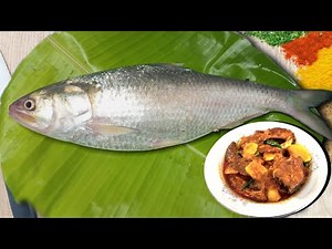 HILSA FISH | Traditional Hilsa Fish Recipe Cooking in Village Kitchen | Hilsa Fish Curry Recipe