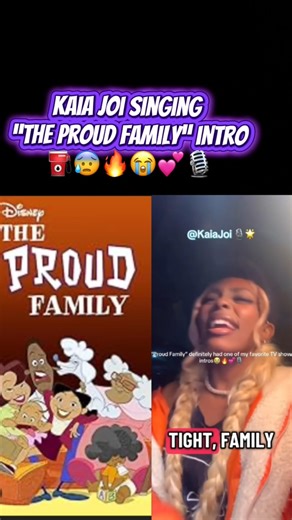 Kaia Joi 🌟 on Instagram: "This was definitely one of my favorite TV show intros growing up😭💕🔥🎙️🤏🏾 #KaiaJoi 🌟 #ProudFamily #solange #singer #coversong"