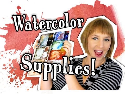 My Watercolor Supplies!