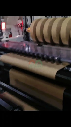 Kraft Jumbo Paper Roll Slitting Rewinder #slitter