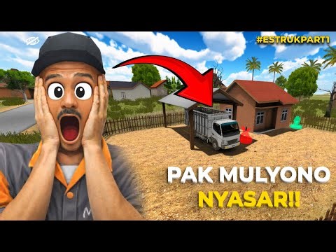 Pak Mulyono Nyasar di ES Truck Simulator‼️ | Funny Truck Gameplay