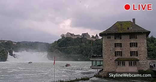 【LIVE】 Webcam Rheinfall - Schweiz | SkylineWebcams