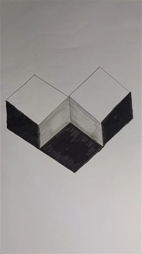 easy 3d drawing #3d #3dillusionart #3dillusion #art #artist #drawing #draw #trending #trend #3dart