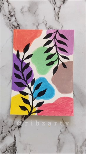 boho art💗✨|easy painting ideas for beginners|