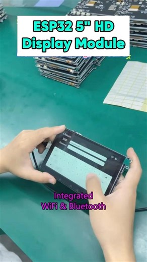 👍ESP32 5” HD Display Module—Integrated WiFi & Bluetooth#lcd #display #tft #esp32 #arduino #hmi #hd