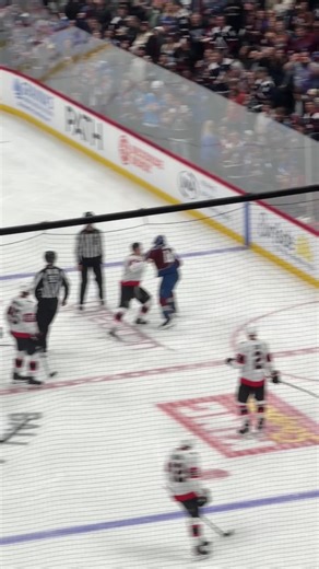 What a great game, Avs won 8-2 and there were two fights, lots of hits, what a great game. #avalanche #coloradoavalanche