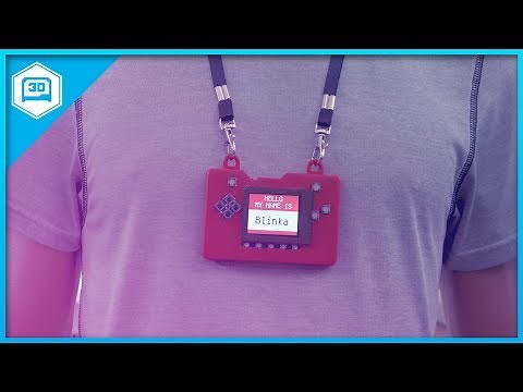 PyBadger - Interactive Badge for Conferences @adafruit #adafruit