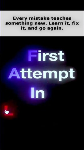 Your First Attempt Is Just the Beginning 💪 | Motivation to Improve