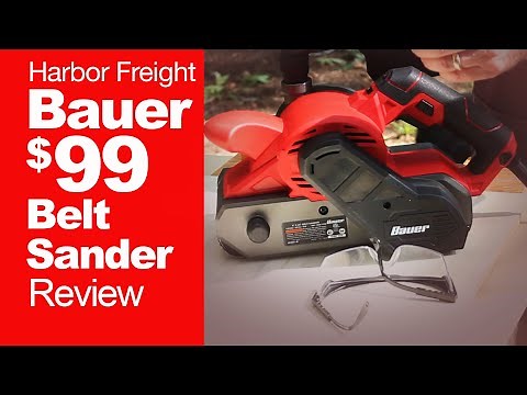 Bauer 10amp 4" x 24" Belt Sander Review