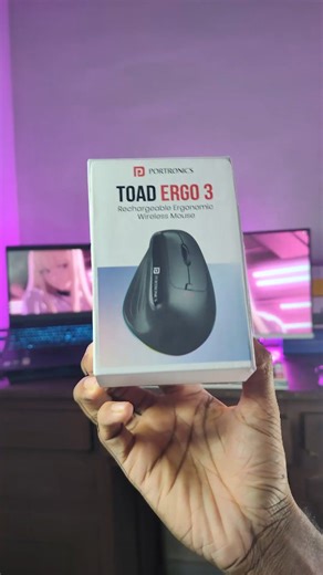 Adithyan M on Instagram: "Upgrade Your Comfort: Toad Ergo 3 Vertical Mouse by Snap Blitz Discover the Toad Ergo 3, a sleek vertical ergonomic mouse designed to keep your wrist in a natural “handshake” position—perfect for all-day work or gaming sessions. Featuring ultra-silent clicks, tri-mode wireless connectivity (2.4 GHz + dual Bluetooth 5.3), and up to 2400 DPI for smooth and precise control, this mouse brings comfort without compromising performance . It boasts a smart 6‑button layout (forw