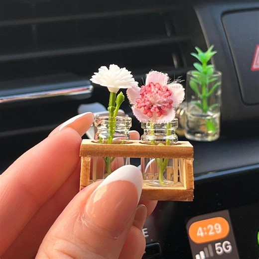 Flower Air Freshener Vent Clip for Car, Essential Oil Diffuser, Gift for Her - Etsy