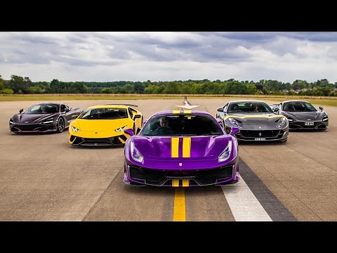 THE ULTIMATE SUPERCAR DRAG RACE - PART V (INCLUDES BONUS FOOTAGE)