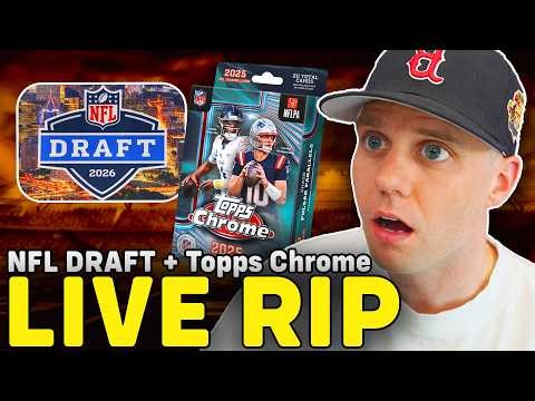 LIVE RIP: NFL DRAFT 2026 & TOPPS CHROME FOOTBALL